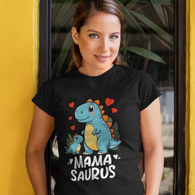 Mama Saurus Fun Gift for mom T-Shirt (Von Creator hochgeladen)