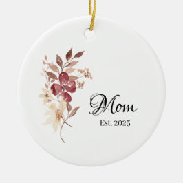 Mama-Schätzchen-Jahr – Neuer Meilenstein für Mamas Keramik Ornament