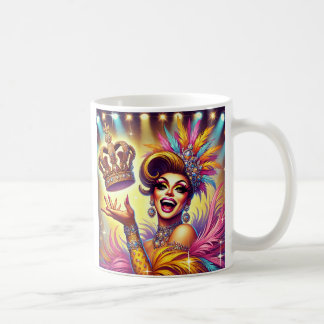 Mama schnappen sich die Tasse der Krone