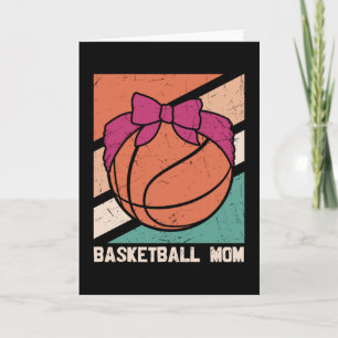 Mama Schönes Basketball-Design Karte