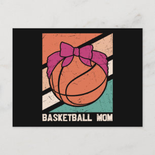 Mama Schönes Basketball-Design Postkarte
