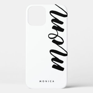Mama Schwarz-Weiß Minimalistisch Case-Mate iPhone Hülle