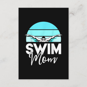 Mama Schwimmer Schwimmen Meet Schwimmer Begleitkarte