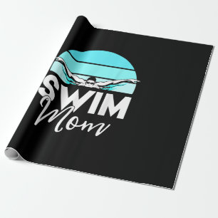 Mama Schwimmer Schwimmen Meet Schwimmer Geschenkpapier