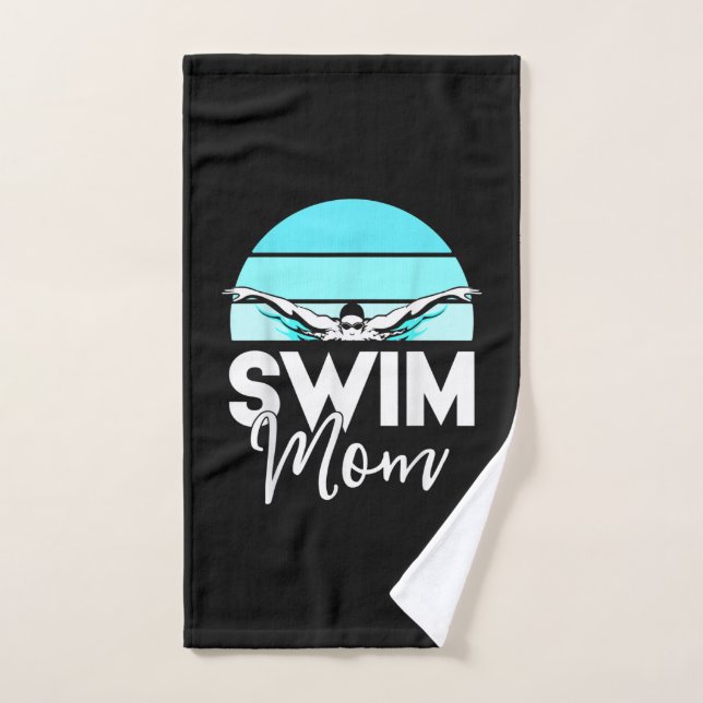 Mama Schwimmer Schwimmen Meet Schwimmer Handtuch (Handtuch)