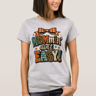 Mama Sein Ist Nicht Leicht Retro-Mama-Leben Groovy T-Shirt