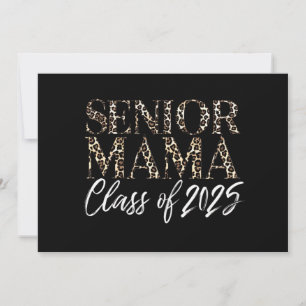 Mama Senior 2025 stolz Mama einer Klasse von 2025 Einladung
