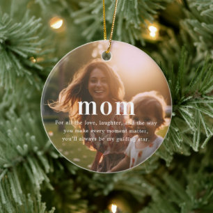 Mama   Sentimental Foto Keepake Weihnachten Keramik Ornament