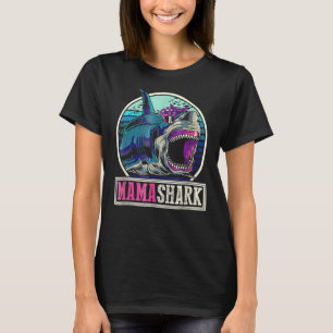 Mama Shark Familie Matching Mamas Frauen Jawsome T-Shirt