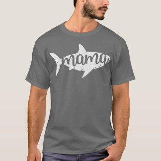 Mama Shark Mama Mother Matching Family Birth T-Shirt