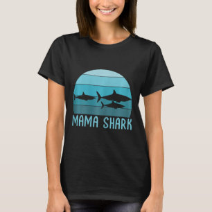 Mama Shark Mama vom 2 Muttertag T-Shirt