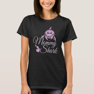 Mama Shark zurück zu den Schulfamilien T-Shirt