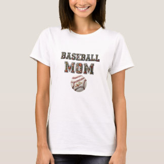 Mama-Shirt für Blumenbaseball, Shirt für den Spiel