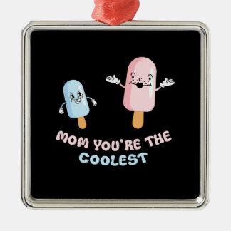 Mama Sie sind die Coolste Eiskrem Ornament Aus Metall