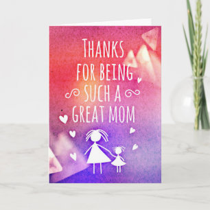 Mama Sie sind meine Alles-und-allem-Karte Karte