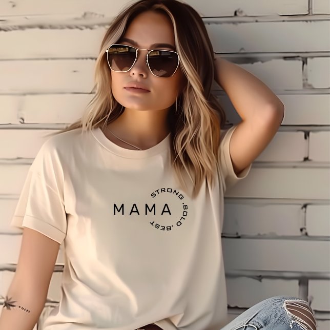 MAMA simple typographie Tshirt (Créateur téléchargé)