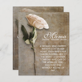 Mama - simply irreplaceable - vintage