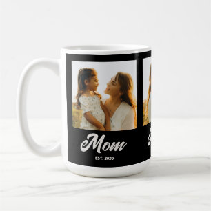 Mama Skript Schwarz 3 Foto Kaffeetasse