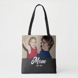 Mama: Skript-schwarzes Foto eingerichtet Tasche