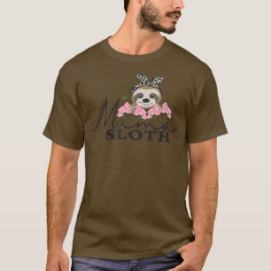 Mama Sloth for Women, I Liebe Mama, Girls Sloth T-Shirt