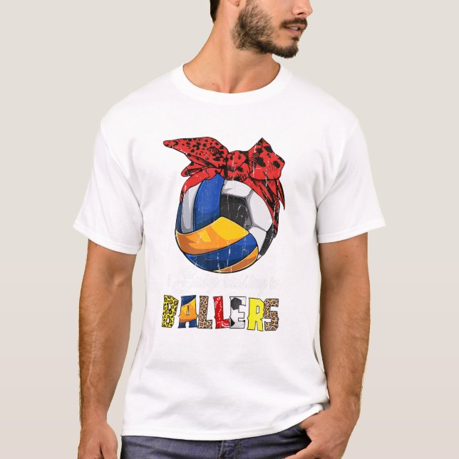 Mama SOCCER-Mama beschäftigt Anhebung T-Shirt (Vorderseite)