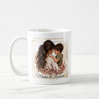 Mama & Sohn Tasse - Mit Wunschname