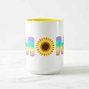 MAMA Sonnenblumen und Mäuse Tasse