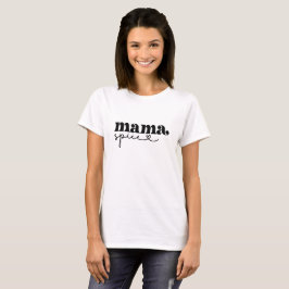 Mama Spice Typografie T-Shirt