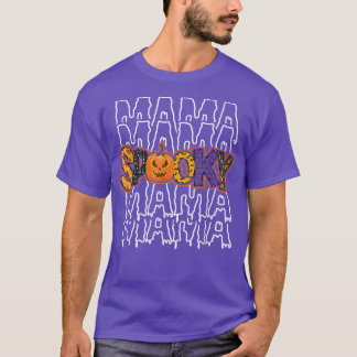 Mama Spooky Tee,Mommy Spooky Tee,Spooky Season Hal T-Shirt