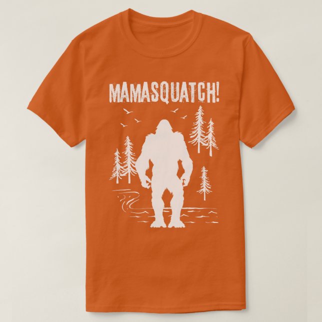 Mama Squatch Bigfoot T-Shirt (Design vorne)