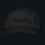 MAMA StickHat Bestickte Baseballkappe<br><div class="desc">Mama Hut,  der verstellbar ist! Wählen Sie eine beliebige Farbe in den Farboptionen,  um Ihre Vorlieben anzupassen!</div>
