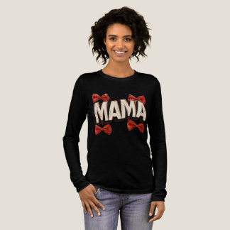 Mama Strong: T-Shirt mit 4 roten Bändern und stark Tri-Blend Shirt