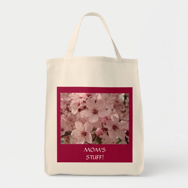 MAMA STUFF! Tragetaschen geben Rosa Blüten (Vorne)