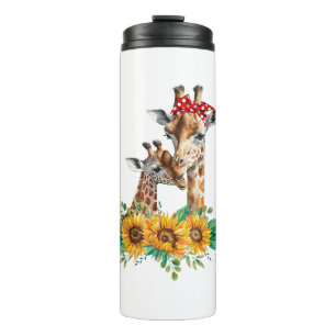 Mama Sunflower Safari Africa Animals Kinder Niedli Thermosbecher