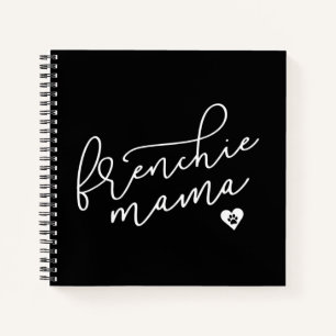 Mama Sweat Womens French Bulldog Apparel Notizbuch