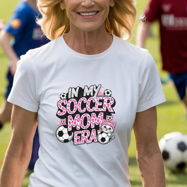 Mama T-Shirt (Soccer Mom Era T-Shirt - Perfect for Cat-Loving Soccer Moms!)