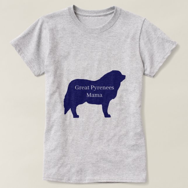 Mama-T - Shirt in den Pyrenäen (Design vorne)