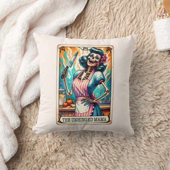 Mama-Tarot-Karte entwirren Kissen (Decke)