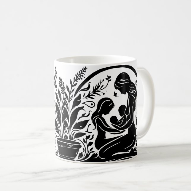 Mama Tasse - Das perfekte Geschenk für Mama! ☕ (VorderseiteRechts)