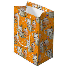Mama-Tasse Halloween-Muster Mittlere Geschenktüte