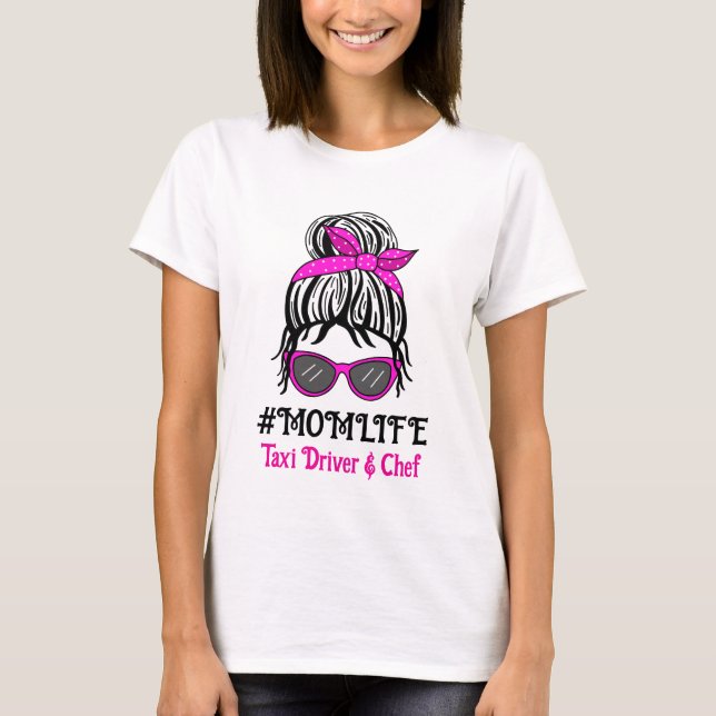 Mama | Taxifahrer und Koch T-Shirt (Vorderseite)