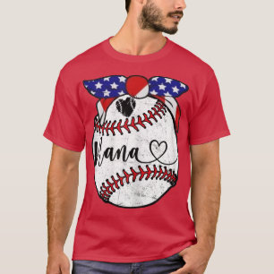 Mama Tball Mama Baseball Oma Cu T-Shirt