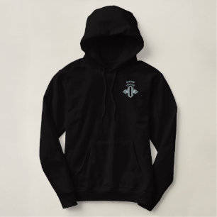 Mama Terrier Dog Bestickter Hoodie