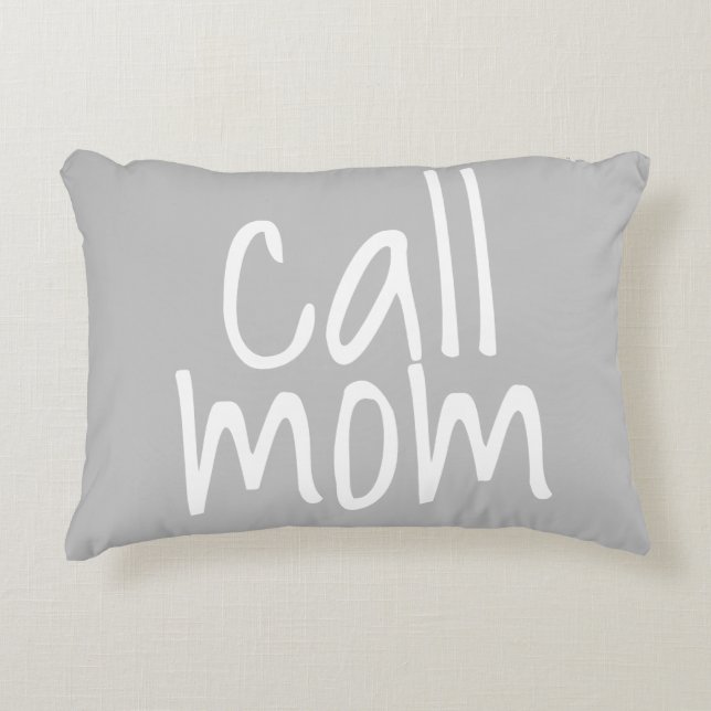 Mama Text Mama Throw-Kopfkissen aufrufen Dekokissen (Vorderseite)