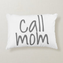Mama Text Mama Throw-Kopfkissen aufrufen