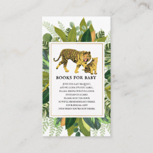Mama Tiger Greenerenery Baby Shower Book Request E Begleitkarte