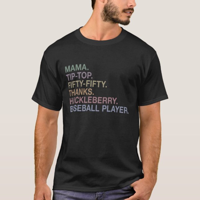 Mama Tip Top Fifty Fifty Danke Huckleberry Baseba (Vorderseite)
