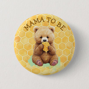 Mama to Be   Bären-Thema-Jungen-Baby-Party Button