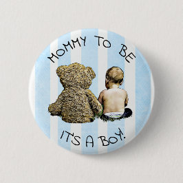 Mama to be, It a boy, Baby Shower Button