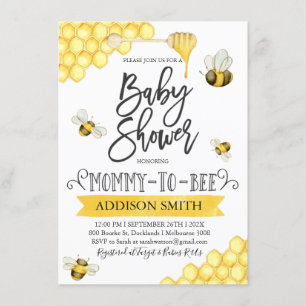 Mama to be Themed Baby Dusche Einladung